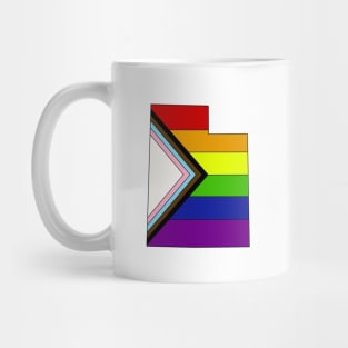 Progress pride flag - Utah Mug